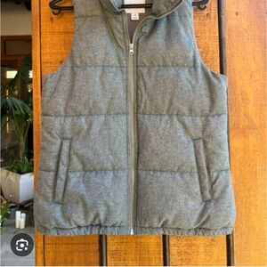 Old Navy Gray Puffer Vest